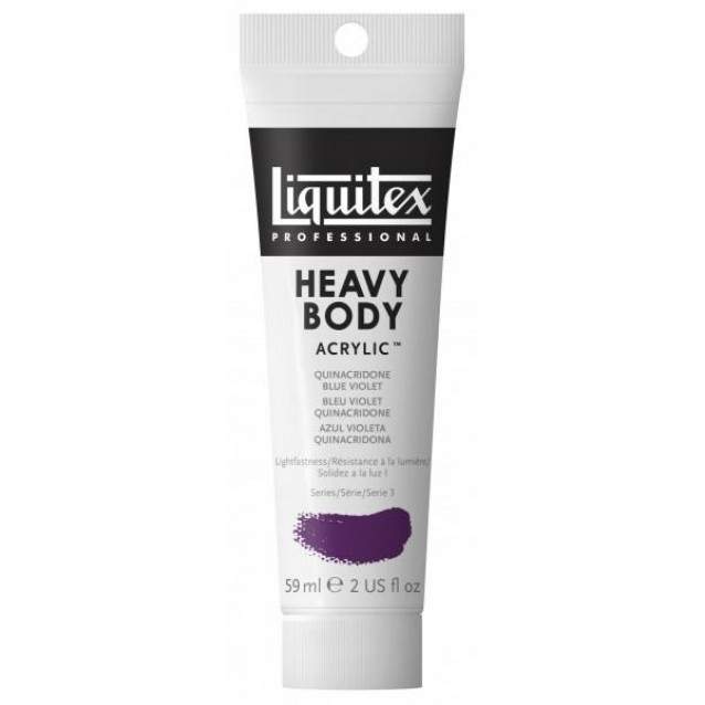 Liquitex Professional 59ml Heavy Body Acrylics 118 Quinacridone Blue Violet Series 3