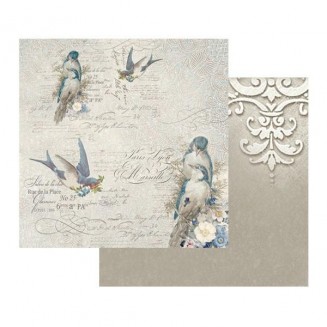 Stamperia Χαρτί Scrapbooking 30,5x30,5cm Διπλής Όψης Old England Birds