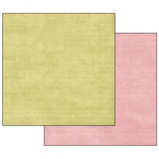 Stamperia Χαρτί Scrapbooking 30,5x30,5cm Διπλής Όψης Texture Green/Pink
