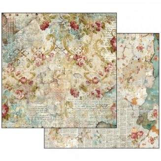 Stamperia Χαρτί Scrapbooking 30,5x30,5cm Διπλής Όψης Time is an Illusion Floral