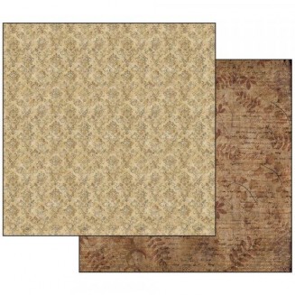 Stamperia Χαρτί Scrapbooking 30,5x30,5cm Διπλής Όψης Old Lace Leaves Texture