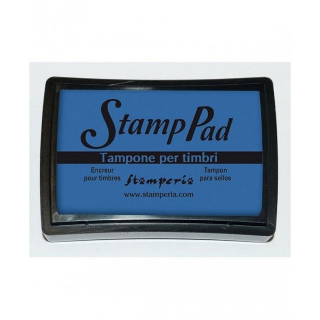 Stamperia Μεγάλο Ταμπόν 7,5x5cm Μπλε