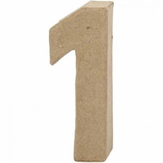 Paper Number 10cm “1”