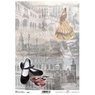 Itd. Collection Ριζόχαρτο Decoupage A4 (21x29,7cm) Sevilla
