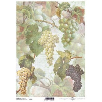 Itd. Collection Ριζόχαρτο Decoupage A4 (21x29,7cm) Vintage Grape
