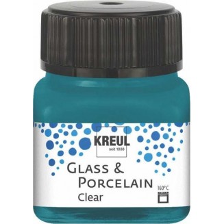 Kreul 20ml Διάφανο Σμάλτο Νερού Turquoise Blue