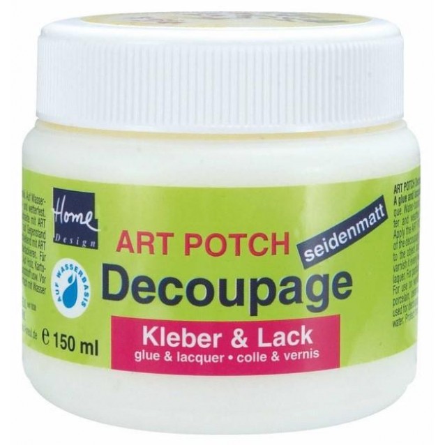 Kreul 150ml Art Potch Κόλλα και Βερνίκι Decoupage Σατινέ