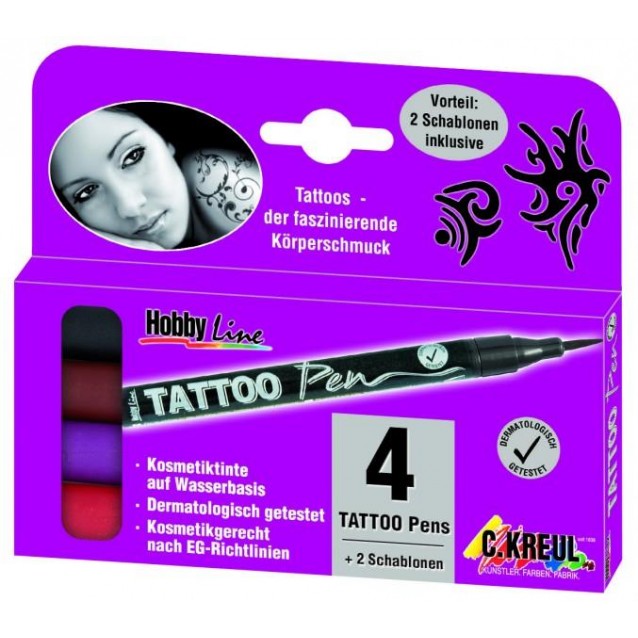 Kreul 4 Μαρκαδόροι Τατουάζ