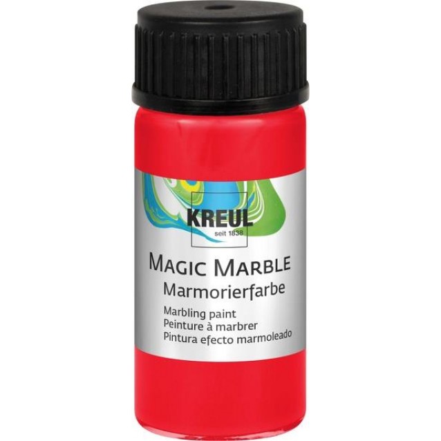 Kreul 20ml Χρώμα Μαρμαρογραφίας Magic Marble Red