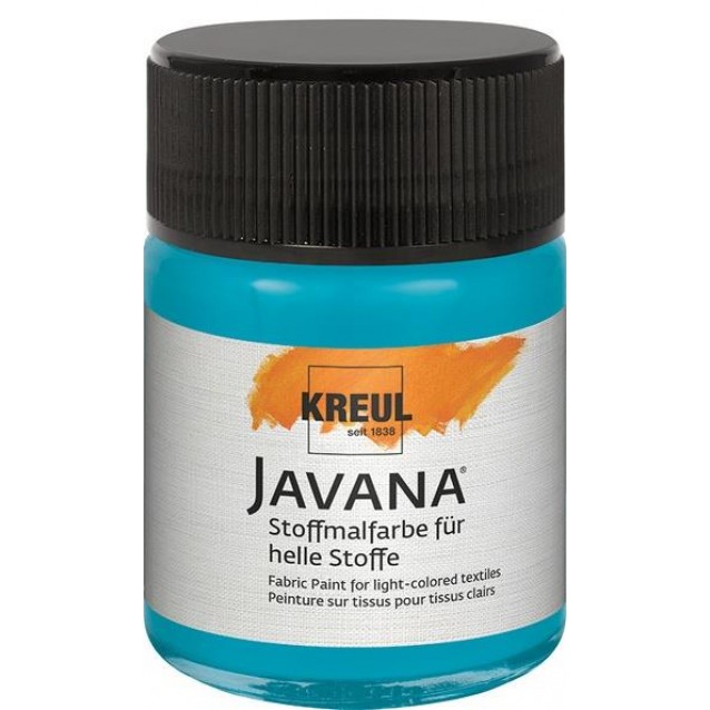 Kreul 50ml Javana Ανοιχτόχρωμο Ύφασμα Turquoise Blue
