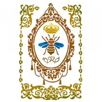 Stamperia Stencil G 21x29,7cm Queen Bee