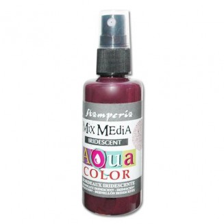 Stamperia 60ml Aqua Color 303 Iridescent Burgundy