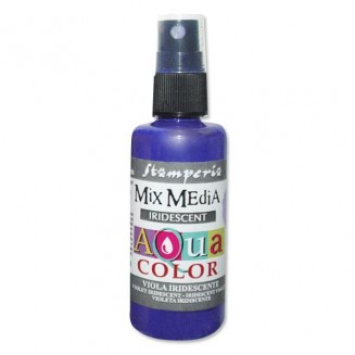 Stamperia 60ml Aqua Color 308 Iridescent Violet