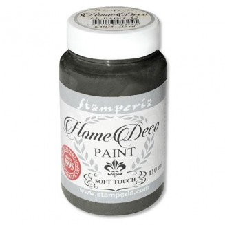 Stamperia 110ml Χρώμα Κιμωλίας Soft Color Black