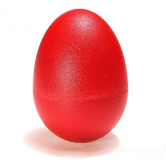 Plastic Red Egg 6x4,5cm