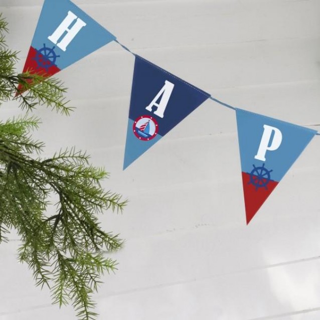 Neviti Γιρλάντα Happy Birthday Ahoy There