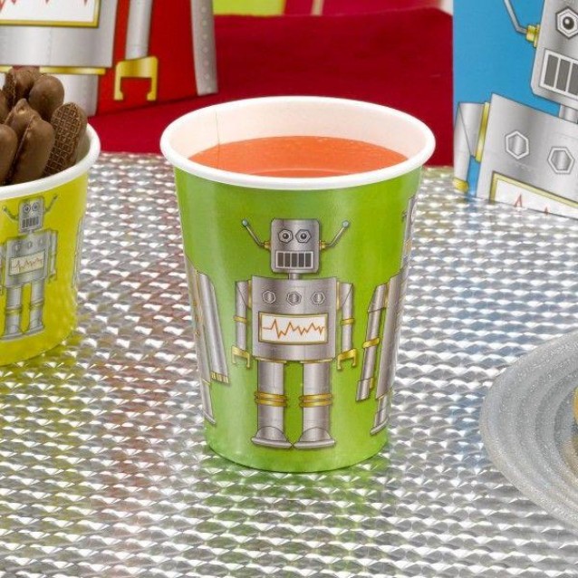 Neviti 8 Ποτήρια Robot Heroes