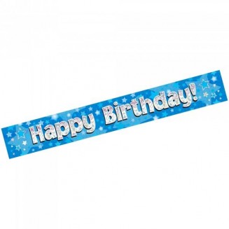 Neviti Ολογραφική Γιρλάντα Happy Birthday 2,8m Μπλε