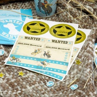 Neviti 20 Αυτοκόλλητα Wild West Cowboys