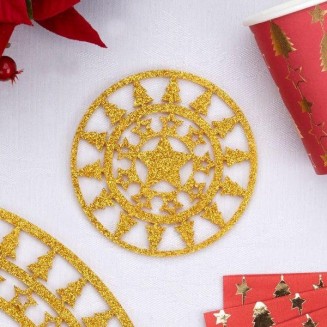 Neviti 4 Χρυσά Σουβέρ Dazzling Christmas