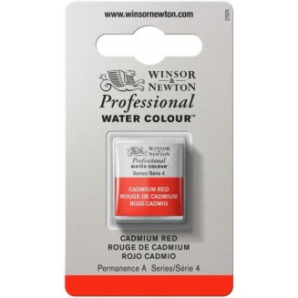 Winsor & Newton Half Pan Ακουαρέλας Professional 094 Cadmium Red Series 4