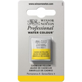 Winsor & Newton Half Pan Ακουαρέλας Professional 108 Cadmium Yellow Series 4