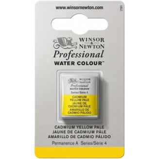 Winsor & Newton Half Pan Ακουαρέλας Professional 118 Cadmium Yellow Pale Series 4
