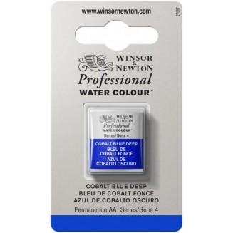 Winsor & Newton Half Pan Ακουαρέλας Professional 180 Cobalt Blue Deep Series 4