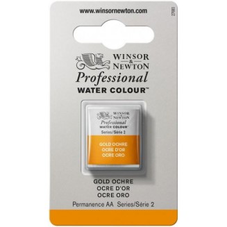 Winsor & Newton Half Pan Ακουαρέλας Professional 285 Gold Ochre Series 2