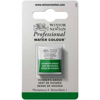 Winsor & Newton Half Pan Ακουαρέλας Professional 311 Hookers Green Series 1