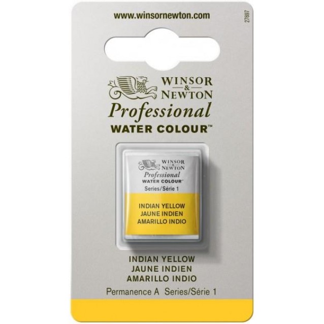 Winsor & Newton Half Pan Ακουαρέλας Professional 319 Indian Yellow Series 1