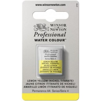 Winsor & Newton Half Pan Ακουαρέλας Professional 347 Lemon Yellow Series 4