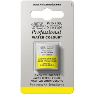 Winsor & Newton Half Pan Ακουαρέλας Professional 348 Lemon Yellow Deep Series 2