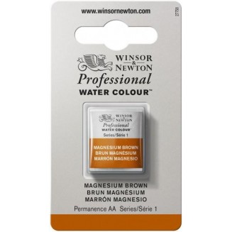 Winsor & Newton Half Pan Ακουαρέλας Professional 381 Magnesium Brown Series 1
