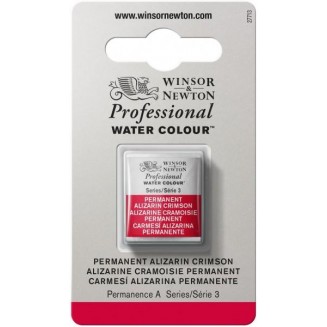 Winsor & Newton Half Pan Ακουαρέλας Professional 466 Permanent Alizarin Crimson Series 3