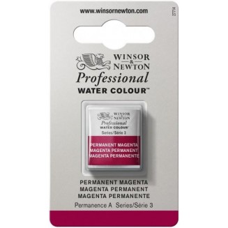 Winsor & Newton Half Pan Ακουαρέλας Professional 489 Permanent Magenta Series 3