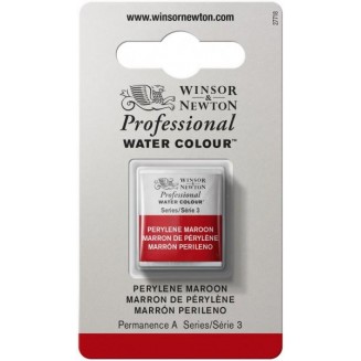 Winsor & Newton Half Pan Ακουαρέλας Professional 507 Perylene Maroon Series 3