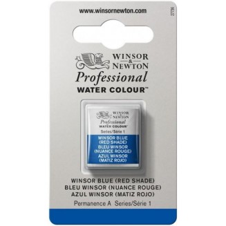 Winsor & Newton Half Pan Ακουαρέλας Professional 709 Winsor Blue (Red Shade) Series 1