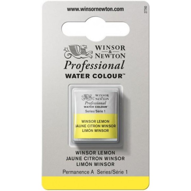 Winsor & Newton Half Pan Ακουαρέλας Professional 722 Winsor Lemon Series 1