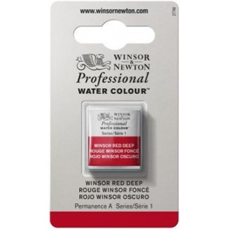 Winsor & Newton Half Pan Ακουαρέλας Professional 725 Winsor Red Deep Series 1