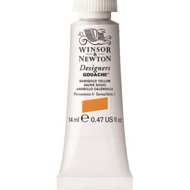Winsor & Newton 14ml Τέμπερα Designers Marigold Yellow Serie 1