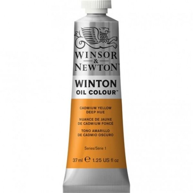 Winsor & Newton 37ml Winton Oil Cadmium Yellow Deep Hue