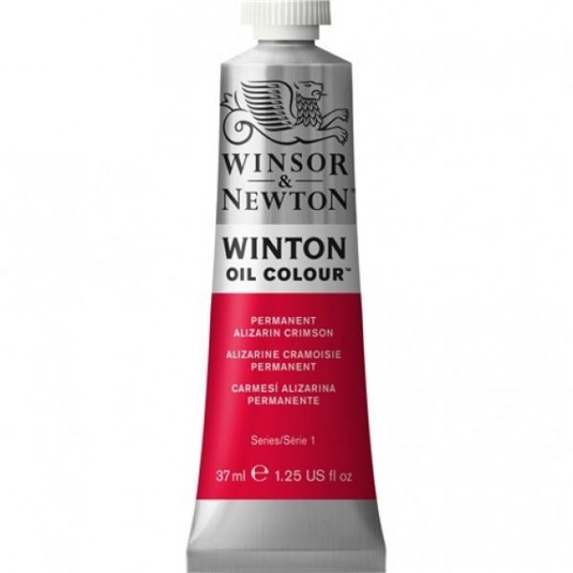 Winsor & Newton 37ml Winton Oil Permanent Alizarin Crimson