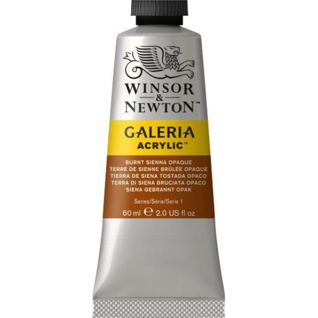 Winsor & Newton 60ml Galeria Acrylic Burnt Sienna Opaque