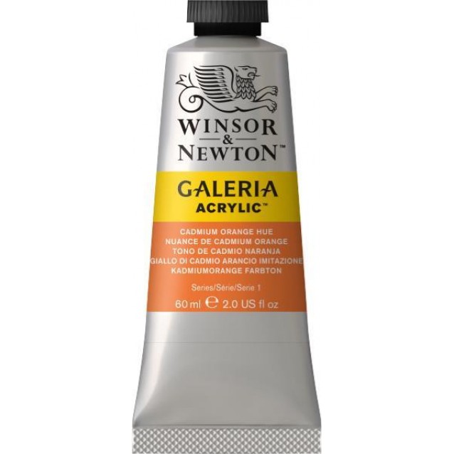 Winsor & Newton 60ml Galeria Acrylic Cadmium Orange Hue