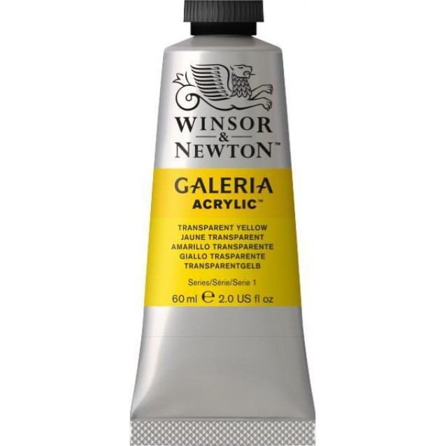 Winsor & Newton 60ml Galeria Acrylic Transparent Yellow