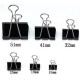 Κουτί με 12 Πιάστρες Χαρτιών (Binder Clips) 25mm