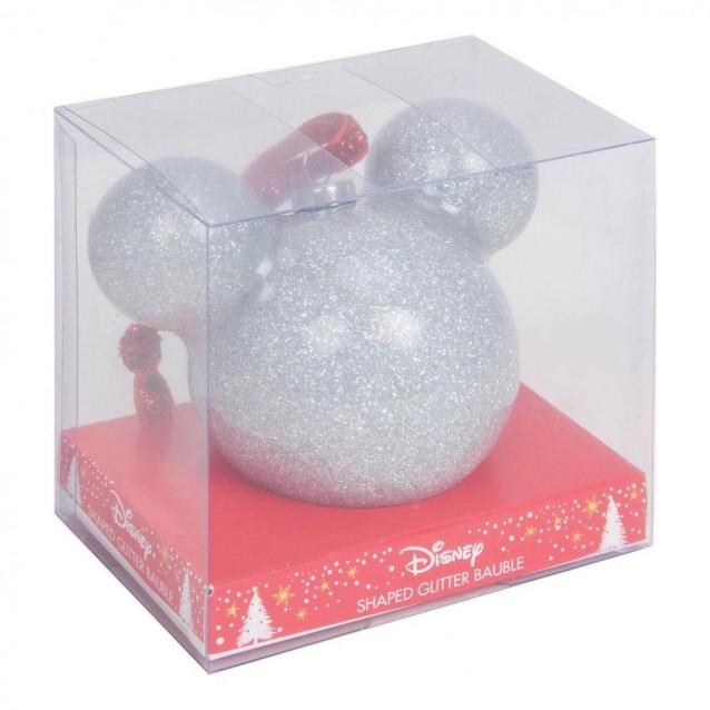 Χριστουγεννιάτικη Μπάλα Disney Mickey Ασημί