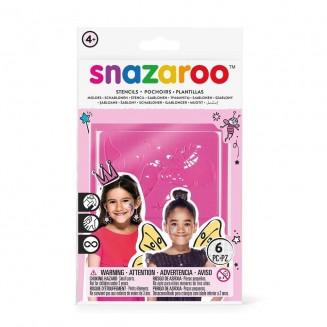 Snazaroo 6 Στένσιλ Face Painting Fantasy Girls