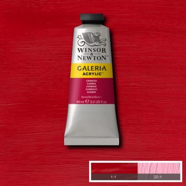 Winsor & Newton 60ml Galeria Acrylic Carmin Crimson